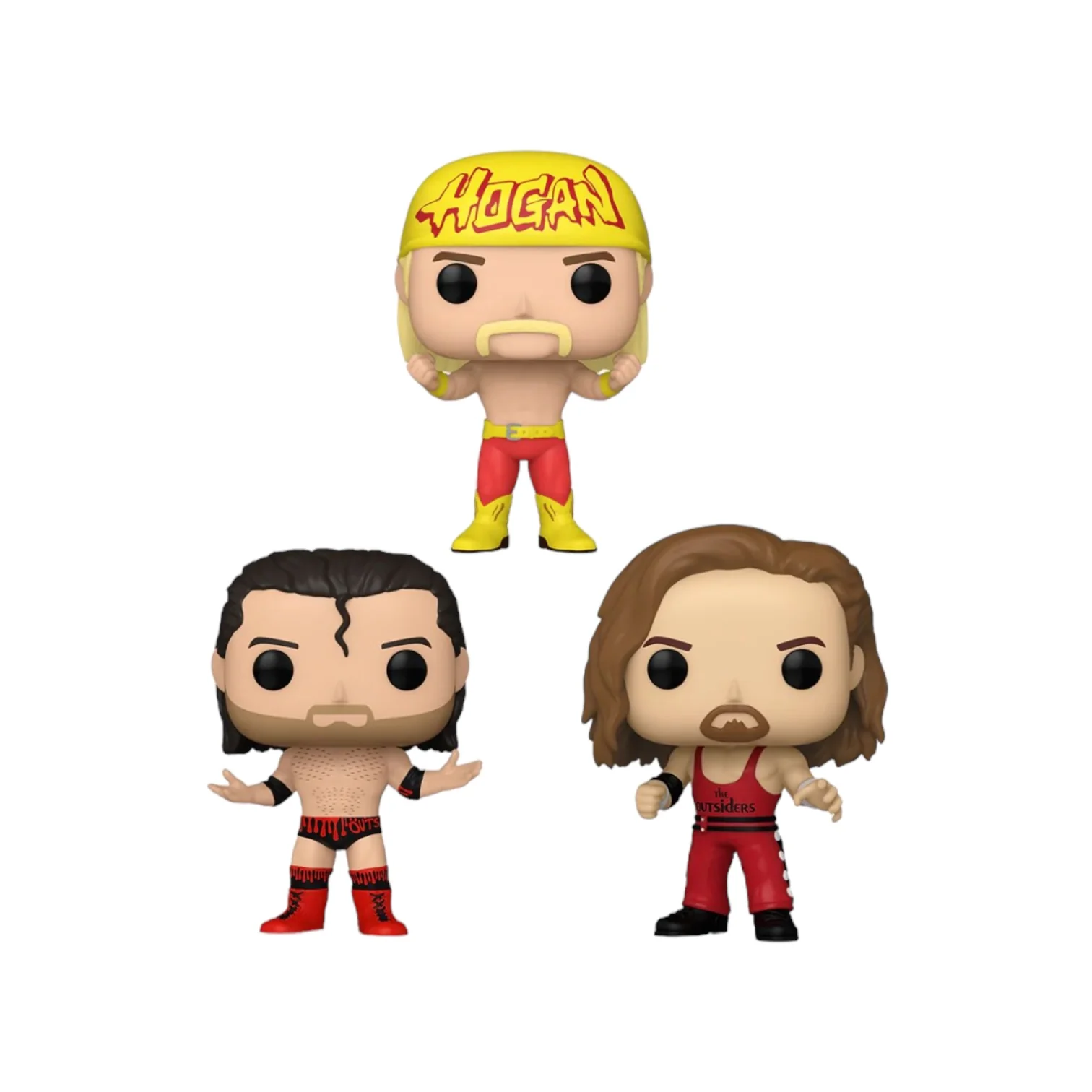 (NWO) Hogan & The Outsiders Funko Pop! 3 Pack WWE - Image 2