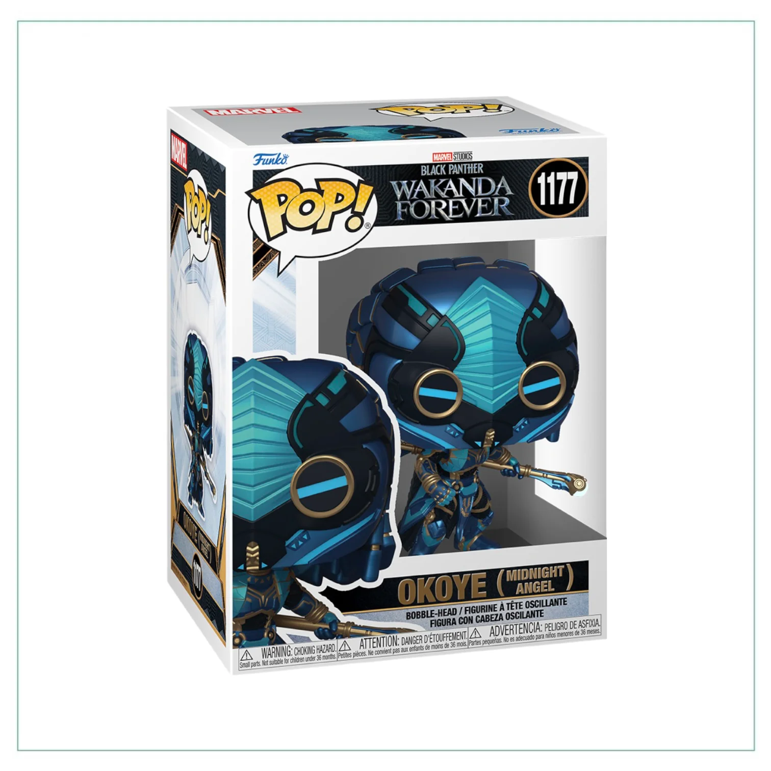 Okoye (Midnight Angel) #1177 Funko Pop! Wakanda Forever