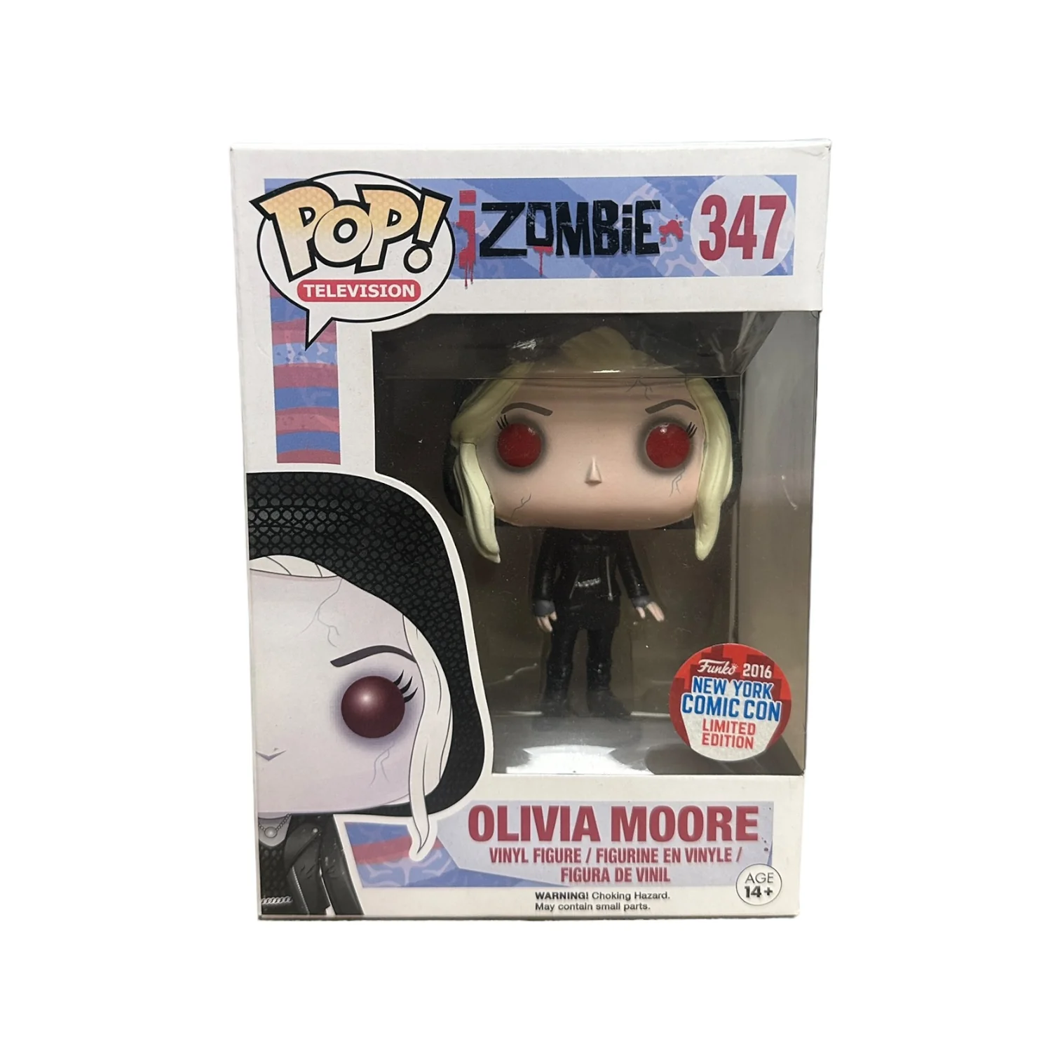 Olivia Moore #347 (Hood) Funko Pop! - iZombie - NYCC 2016 Exclusive - Condition 6.5/10