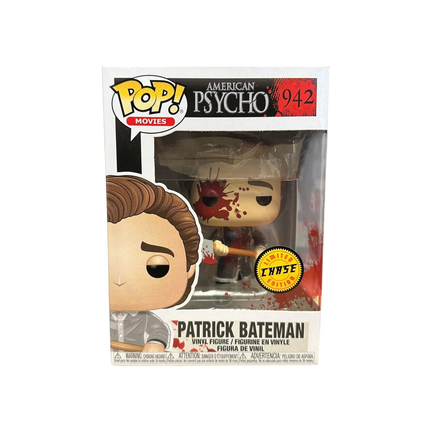 Patrick Bateman #942 (Bloody Chase) Funko Pop! - American Psycho - Condition 8.75/10