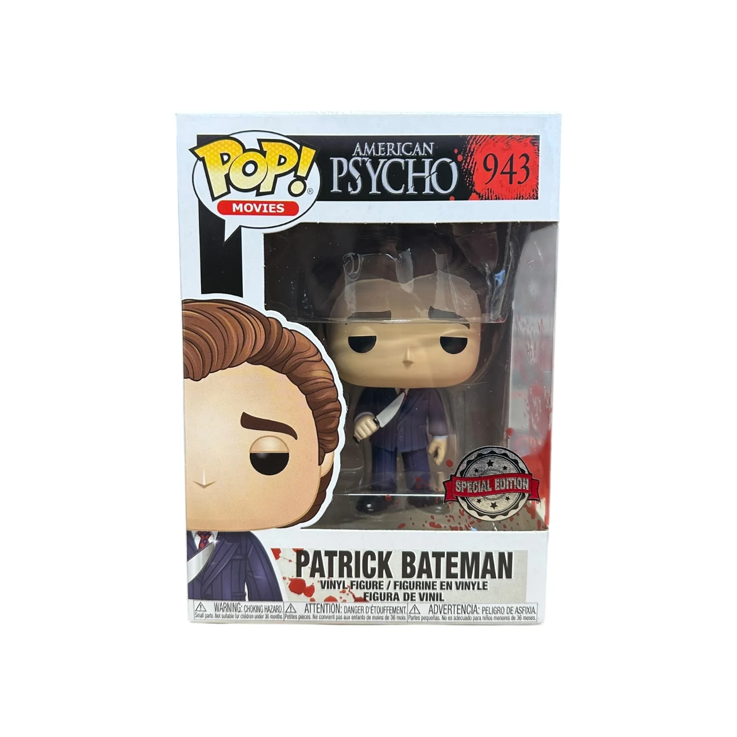 Patrick Bateman #943 (Suit) Funko Pop! - American Psycho - Special Edition - Condition 8.75/10