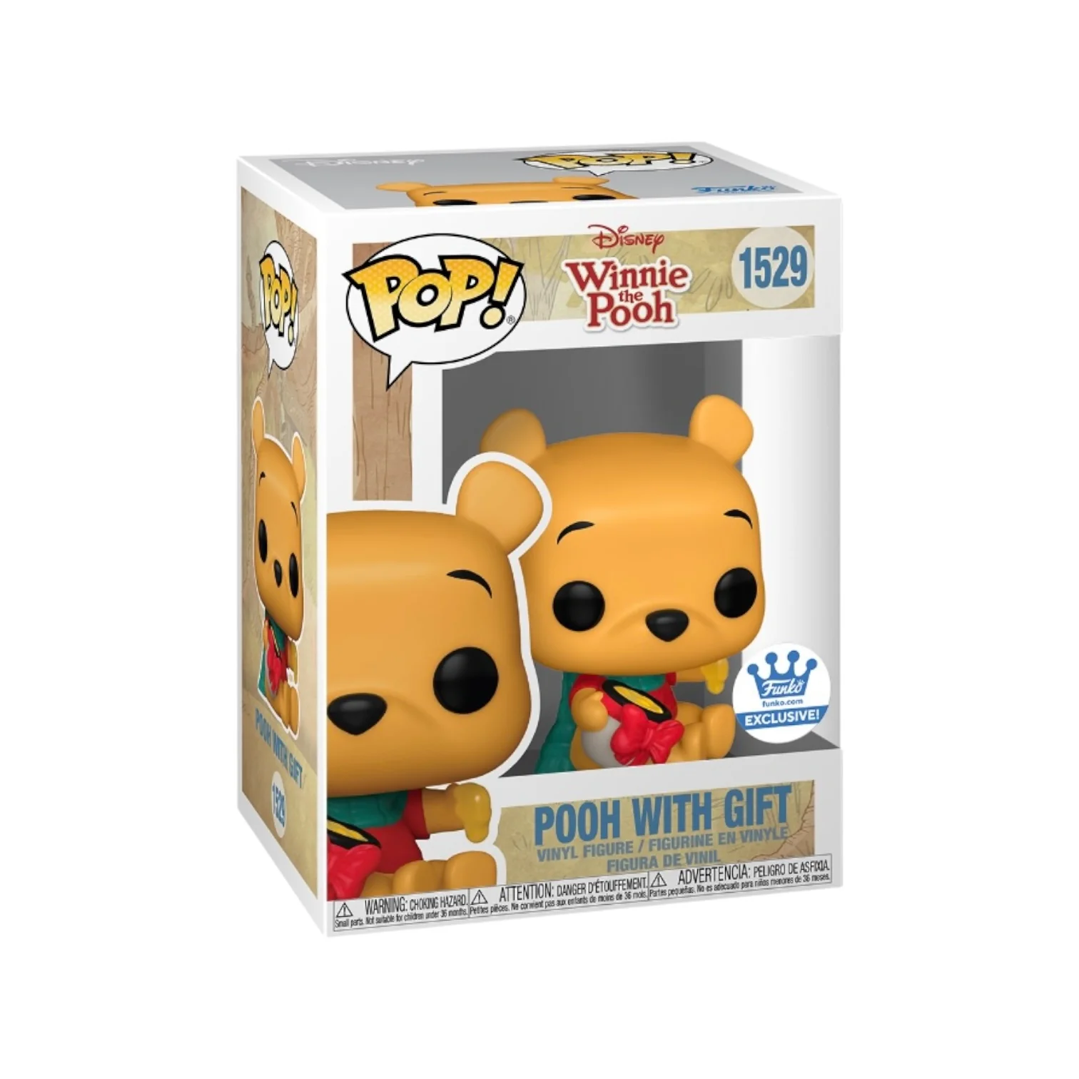 Pooh with Gift #1529 Funko Pop! - Winnie the Pooh - Funko Shop Exclusive