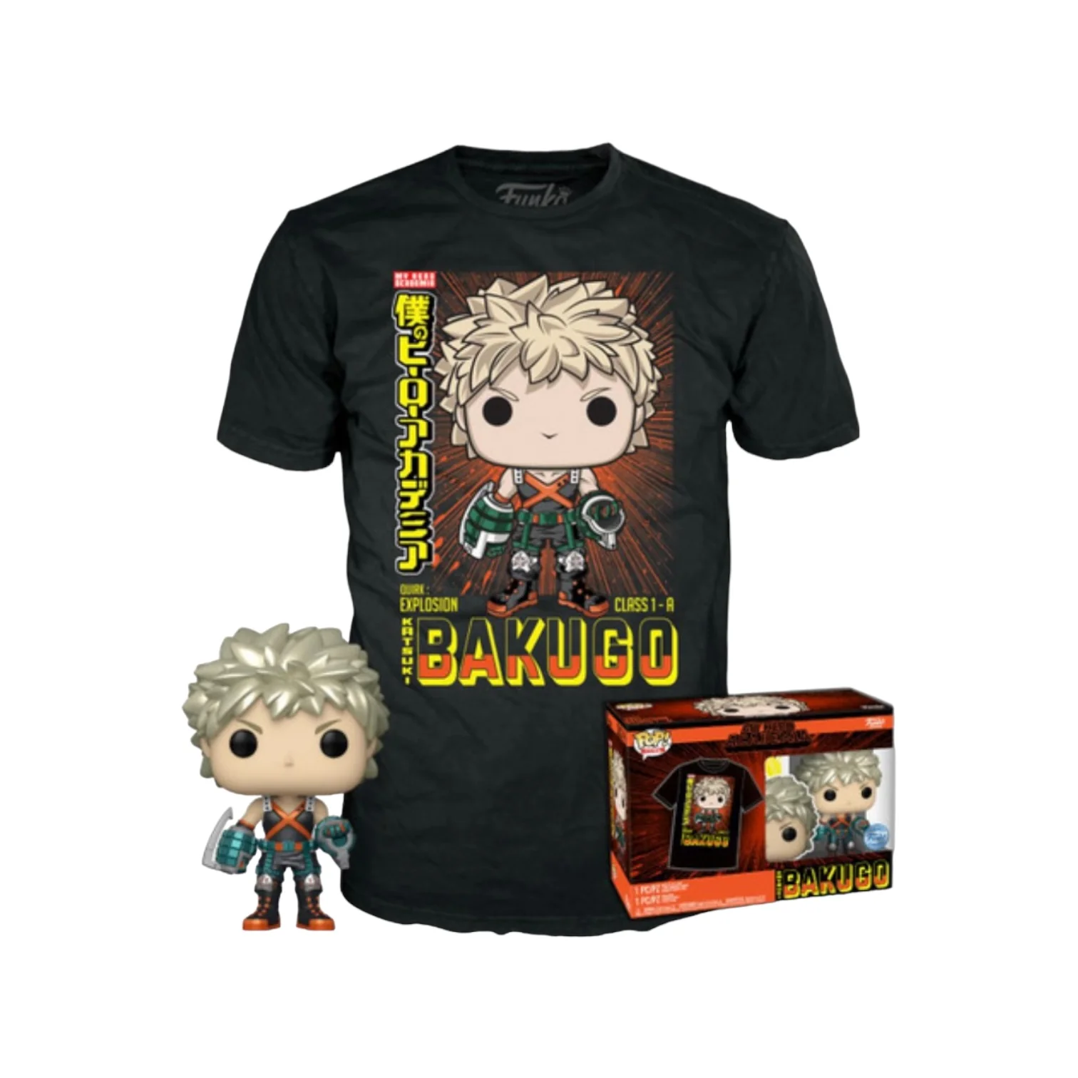 POP! & Tee: My Hero Academia - Katsuki Bakugo (Metallic)