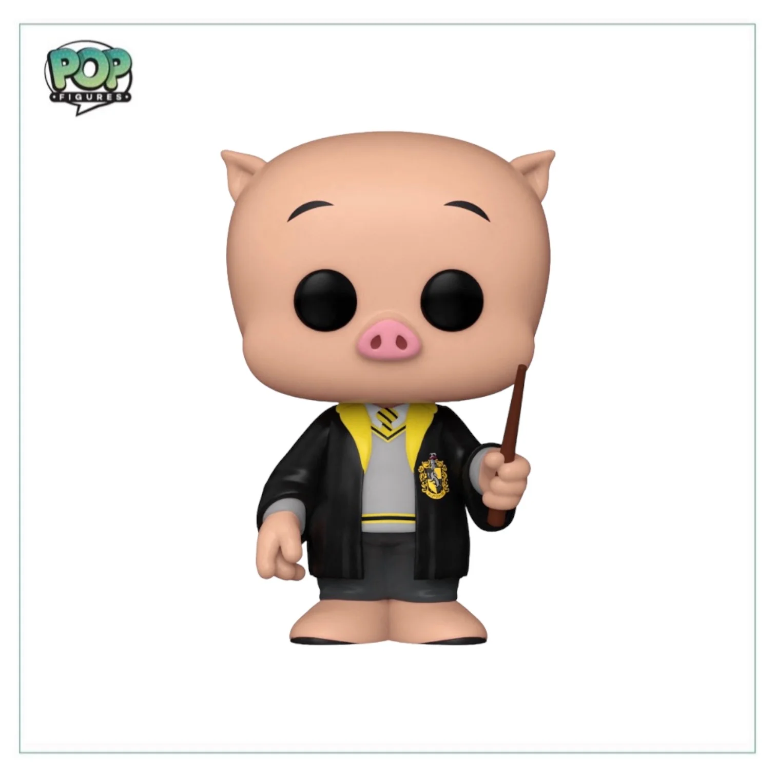 Porky Pig Hufflepuff #1337 Funko Pop! - WB 100 - NYCC 2023 Shared Exclusive - Image 2