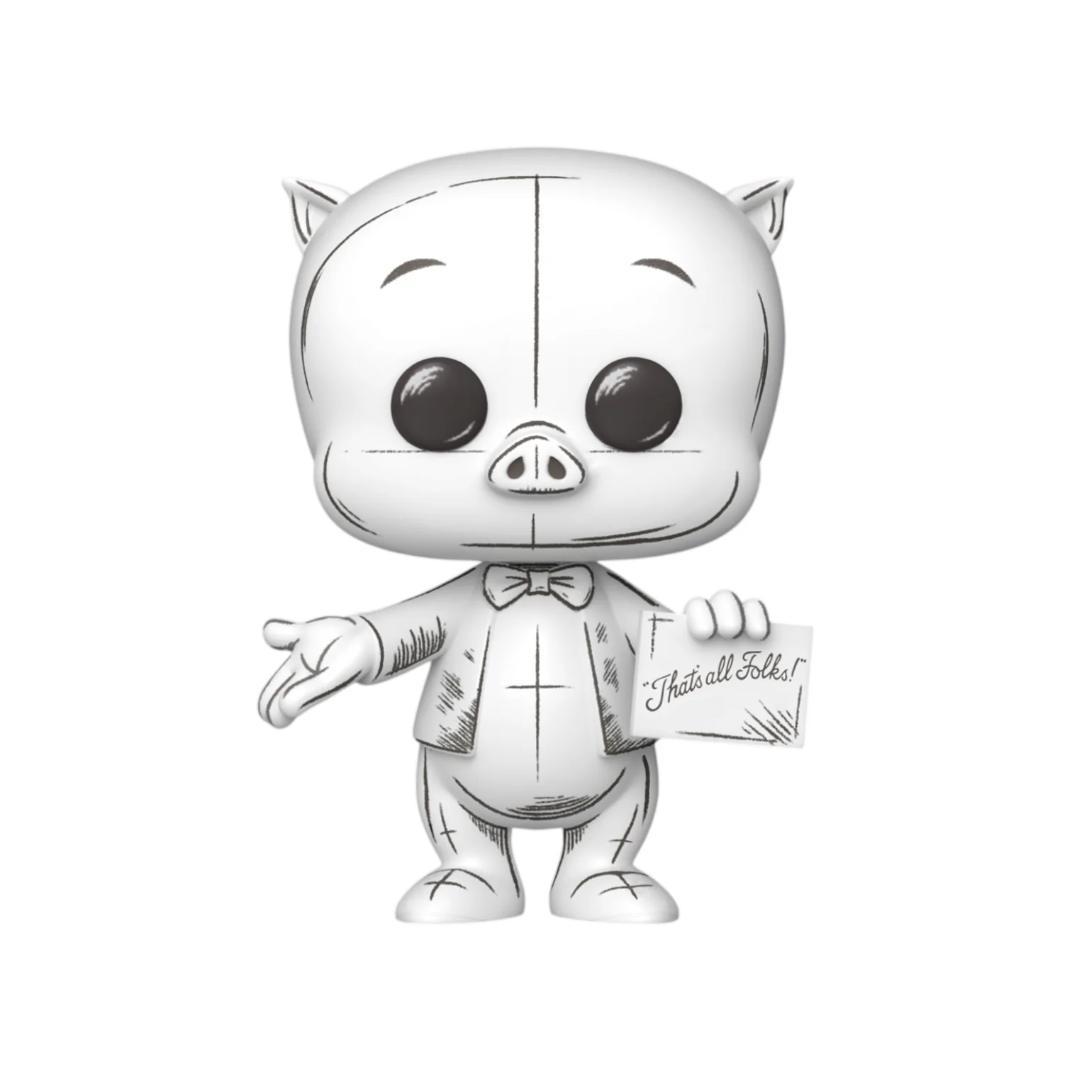 Porky Pig (Sketched) #2012 Funko Pop - Looney Tunes - PREORDER - Image 2