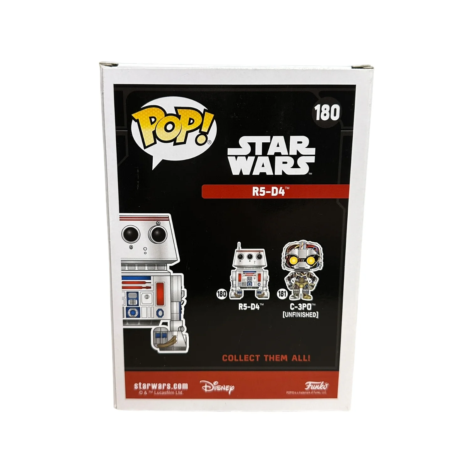R5-D4 #180 Funko Pop! - Star Wars - Smugglers Bounty Exclusive - Condition 8.5/10 - Image 3
