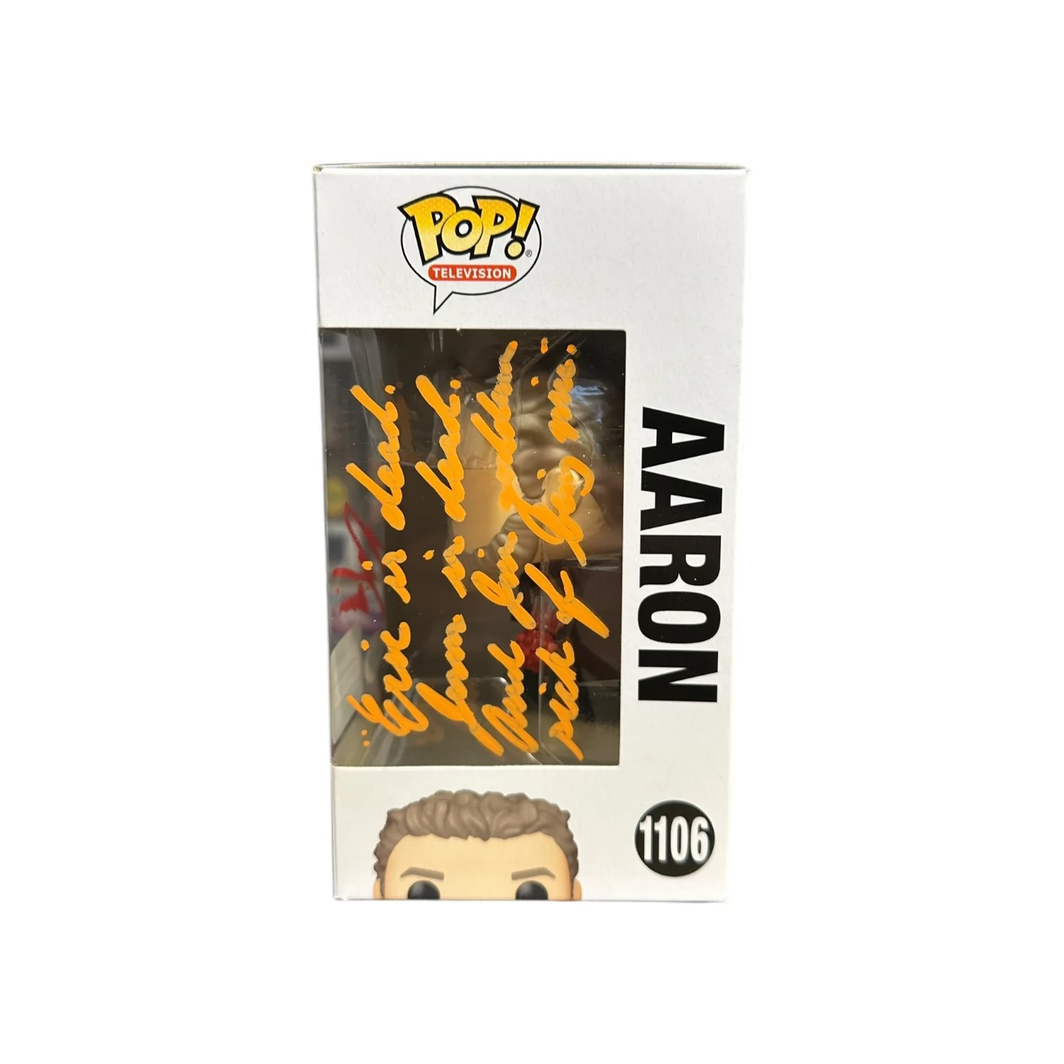 Ross Marquand Signed Aaron #1106 Funko Pop! - The Walking Dead - Supply Drop Exclusive - Condition 9/10 - ACOA Authenticated - Image 2