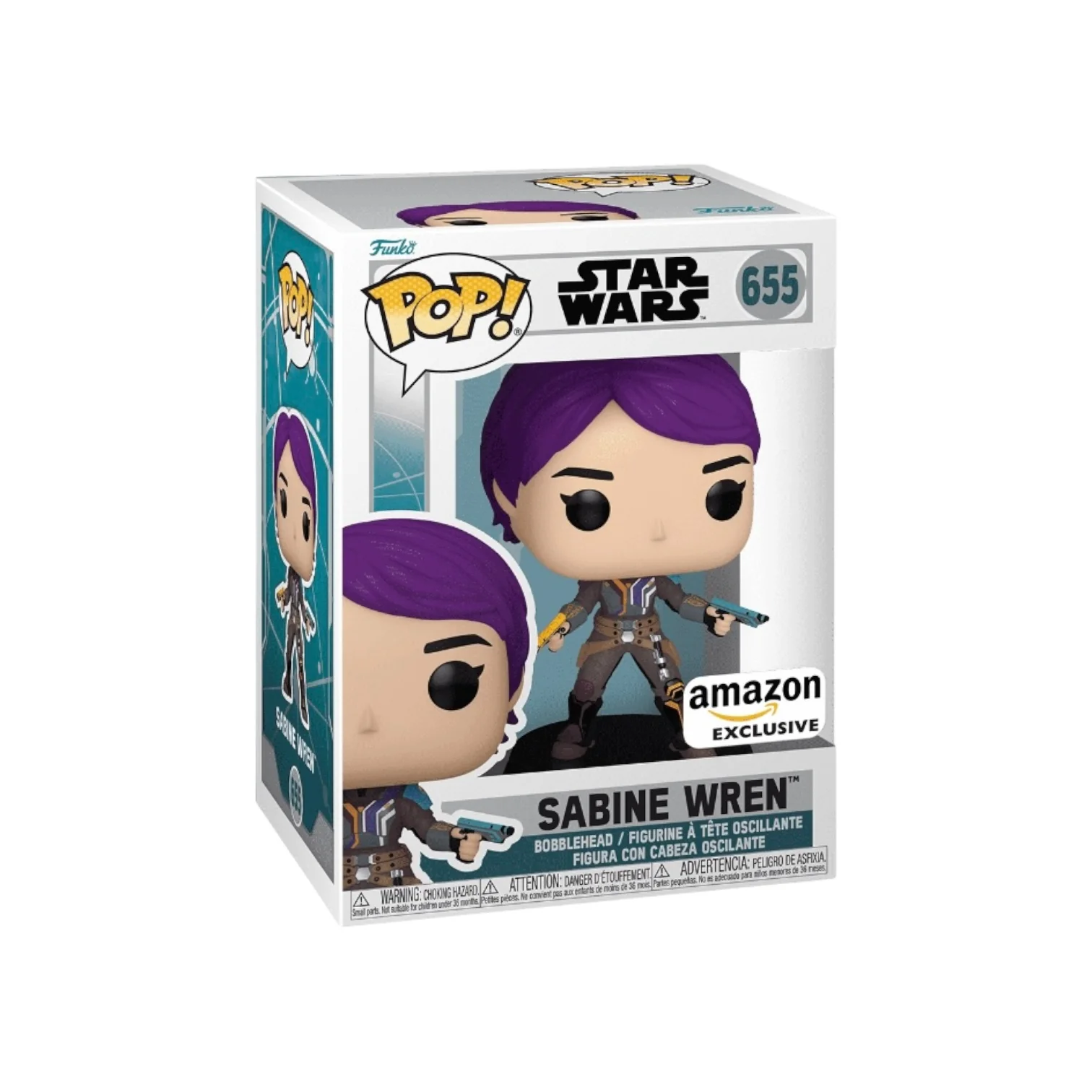 Sabine Wren #655 (Unmasked) Funko Pop! - Star Wars: Ahsoka - Amazon Exclusive