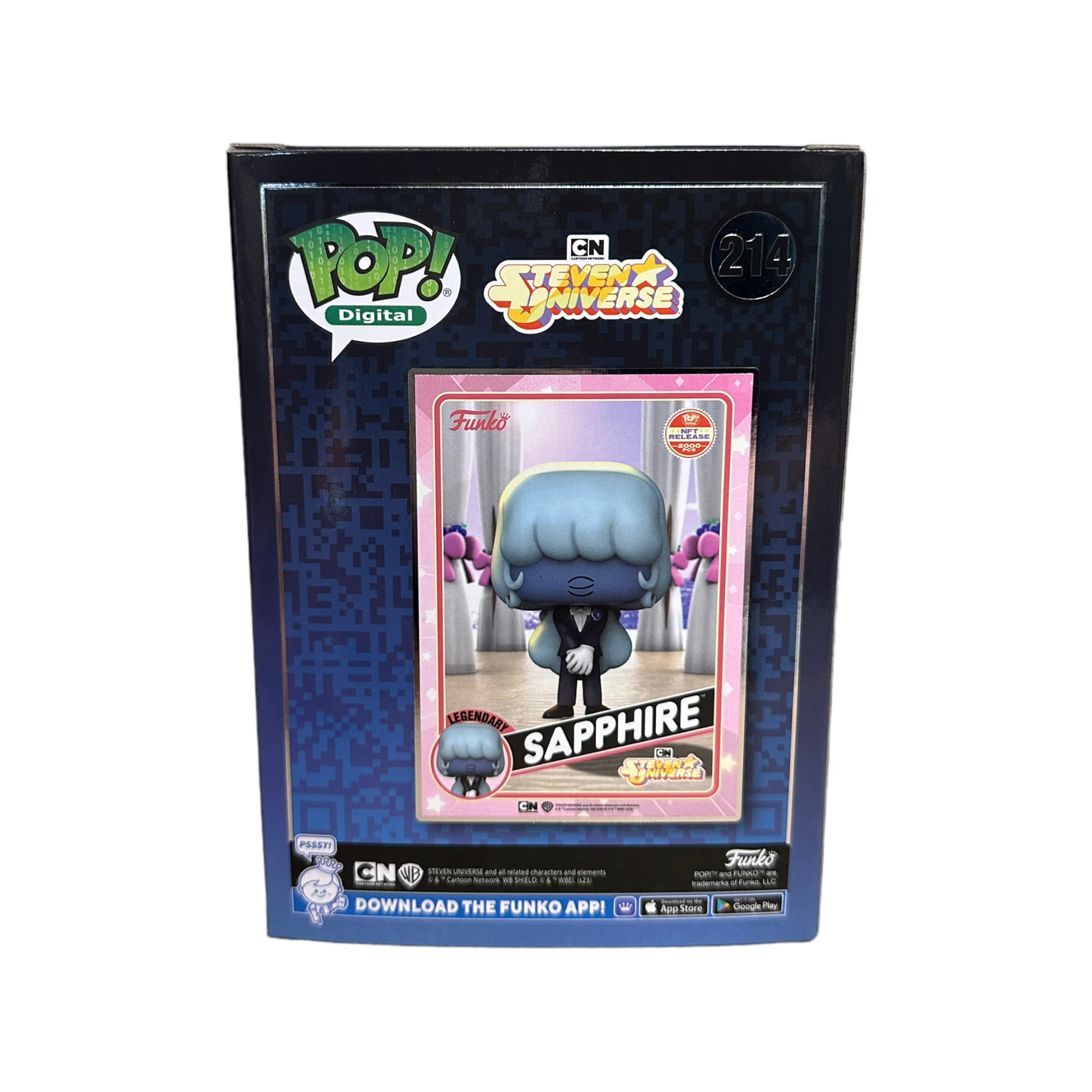 Sapphire #214 Funko Pop! - Steven Universe - NFT Release Exclusive LE2000 Pieces - Condition 9.5/10 - Image 3