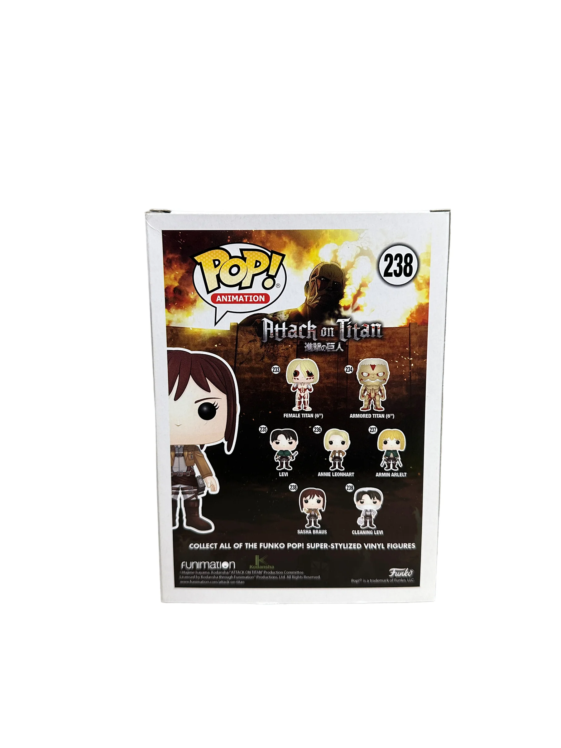 Sasha Braus #238 Funko Pop! - Attack on Titan - 2017 Pop! - Exclusive - Condition 8.5/10 - Image 4
