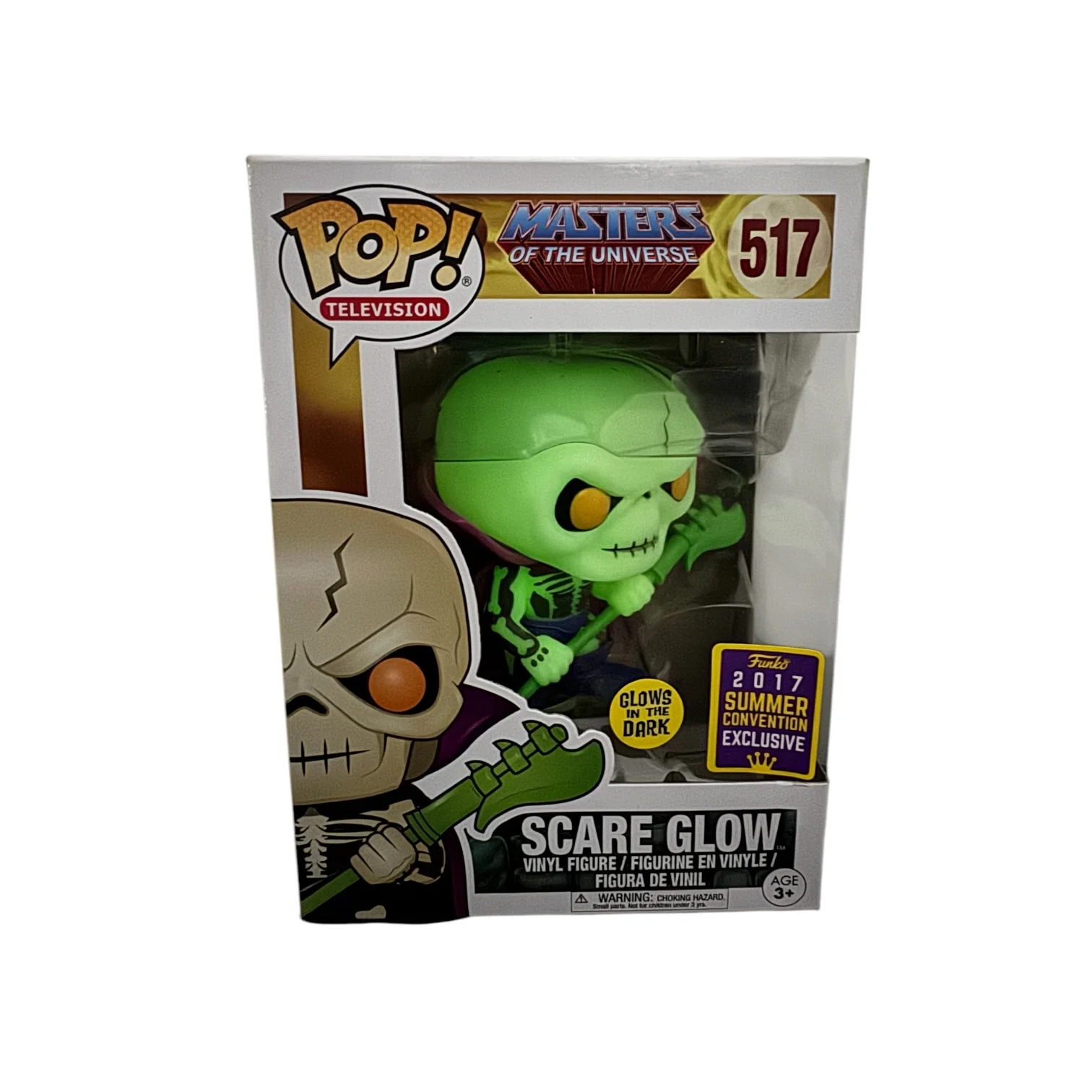Scare Glow (GITD) #517 Funko Pop! - Masters of the Universe - 2017 SDCC Shared Exclusive - Condition 8/10 - Image 7