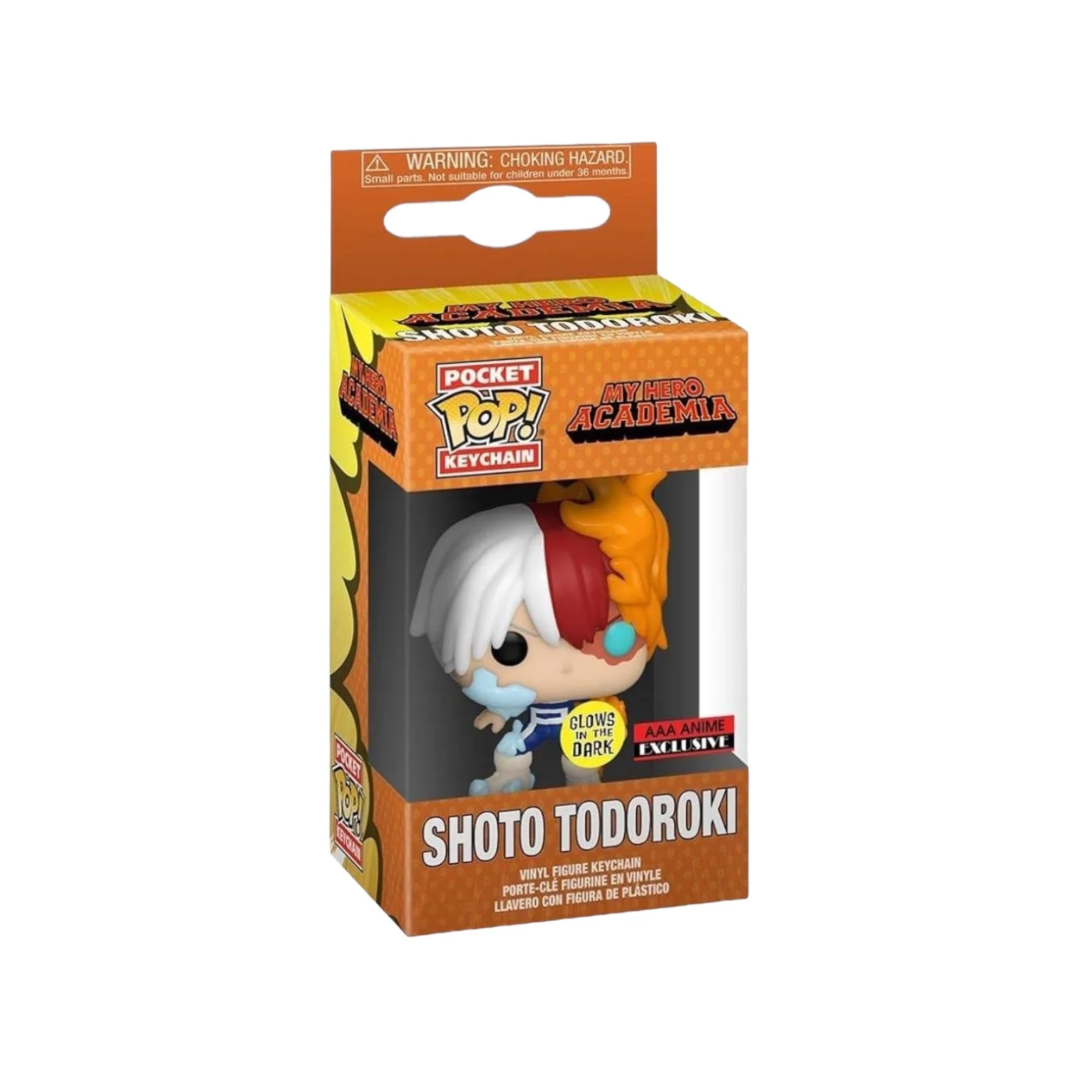 Shoto Todoroki (Glows in the Dark) Funko Pocket Pop! Keychain - My Hero Academia - AAA Anime Exclusive