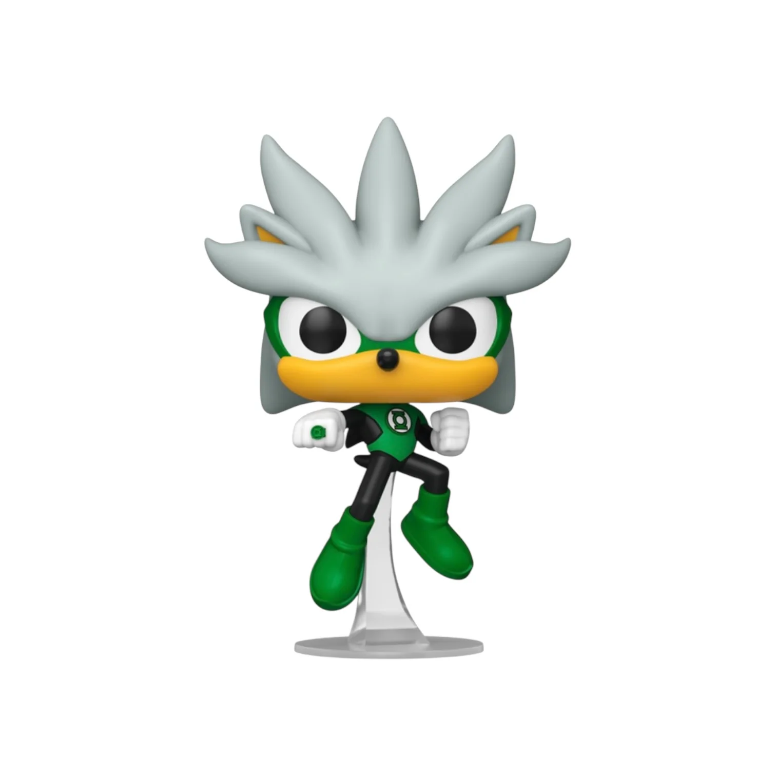 Silver as Green Lantern #592 Funko Pop! - DC X Sonic the Hedgehog - Funko Exclusive - Image 2