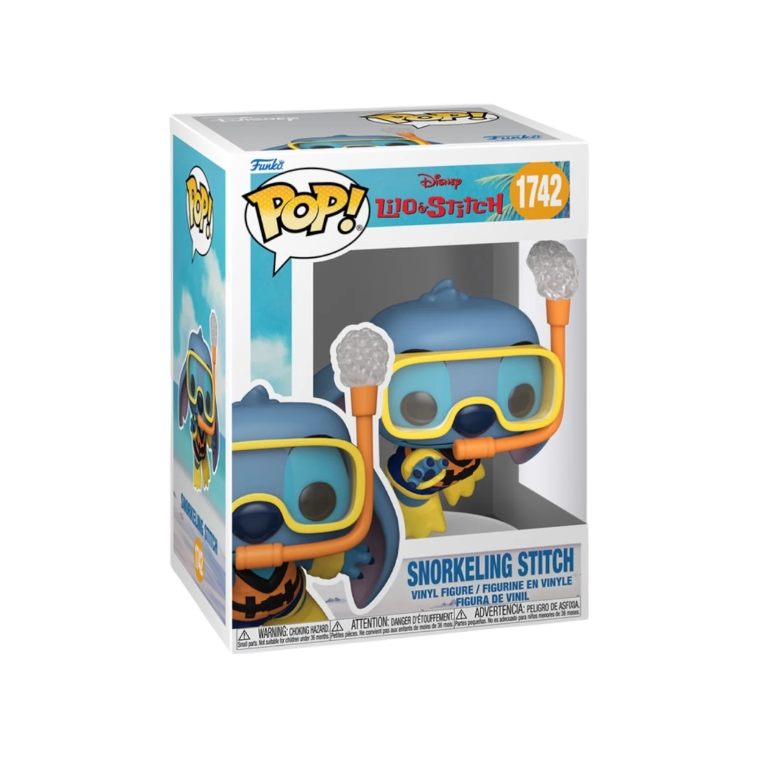 Snorkeling Stitch #1742 Funko Pop - Lilo and Stitch - PREORDER