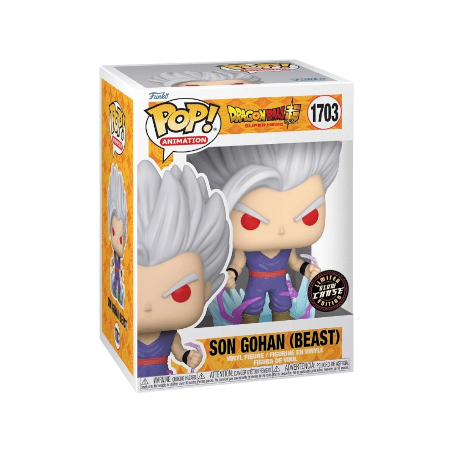 Son Gohan (Beast) #1703 (Glow Chase) Funko Pop! - Dragon Ball Super: Super Hero