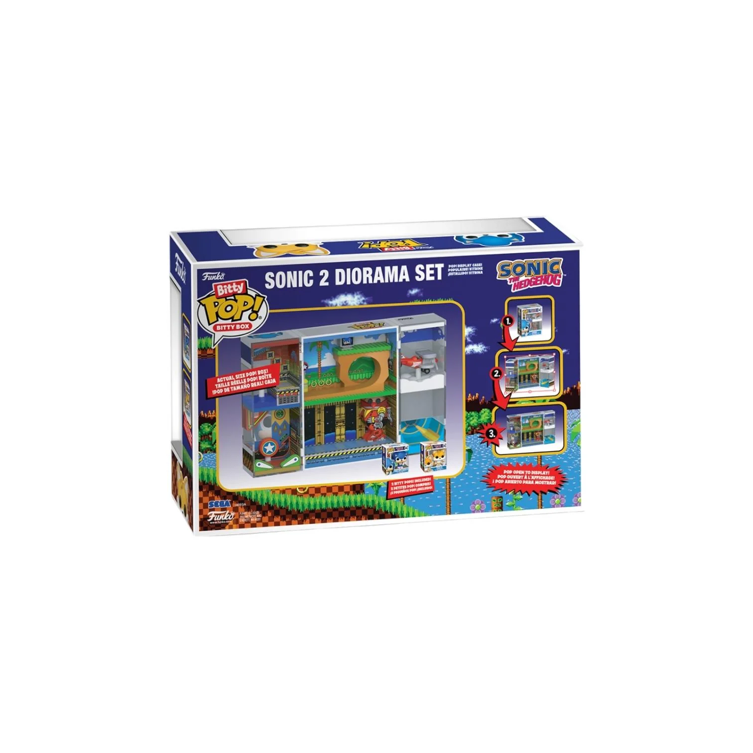 Sonic 2 Diorama Set Funko Bitty Box - Sonic the Hedgehog - PREORDER - Image 3