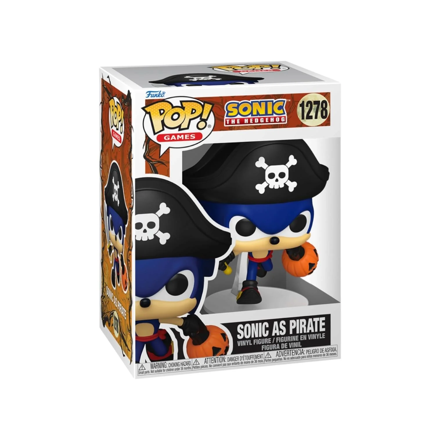 Sonic as Pirate #1278 Funko Pop! - Sonic The Hedgehog - PREORDER