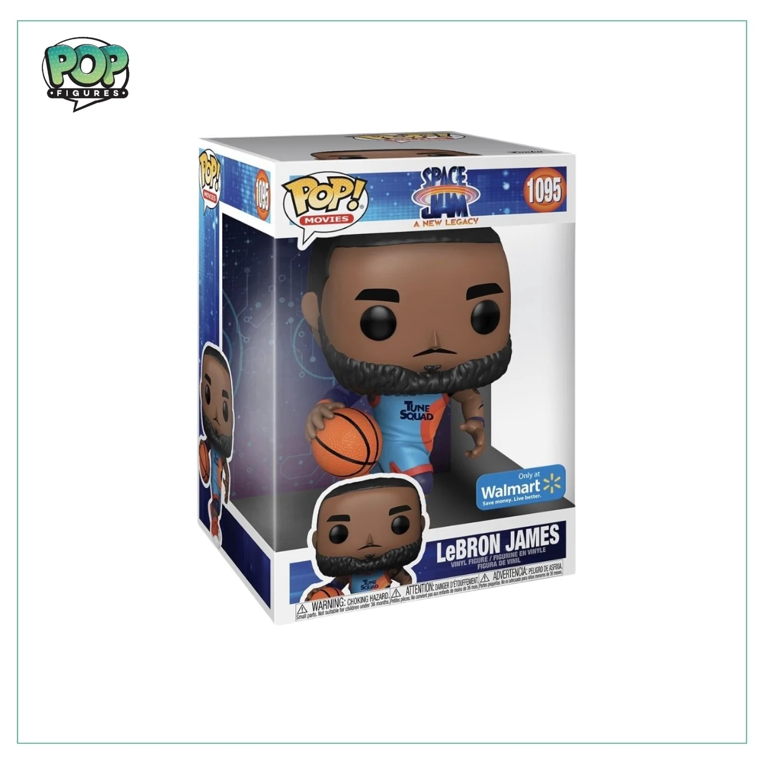 Lebron James #1095 Deluxe Funko Pop! Space Jam: A New Legacy - Walmart Exclusive