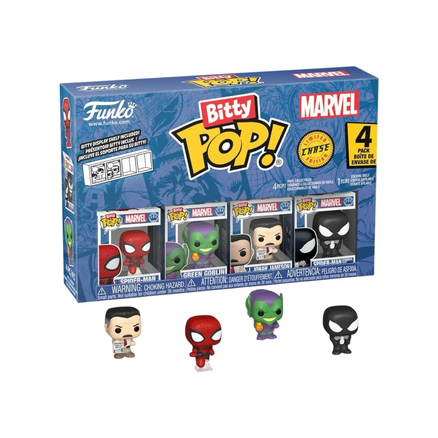 Spider-man Funko 4 Pack Bitty Pop - Marvel - PREORDER