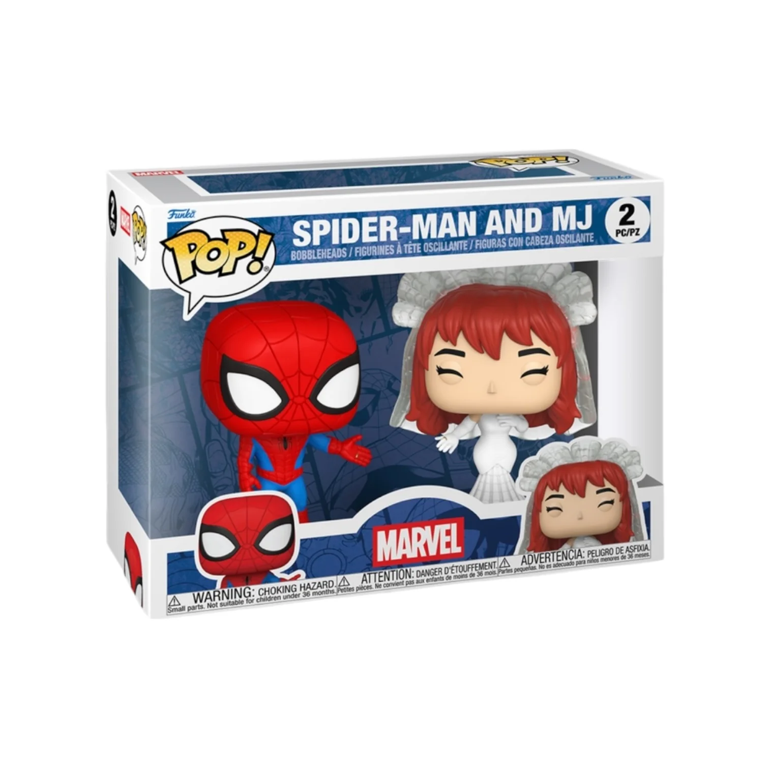 Spider-Man & MJ 2 Pack Funko Pop! - Marvel