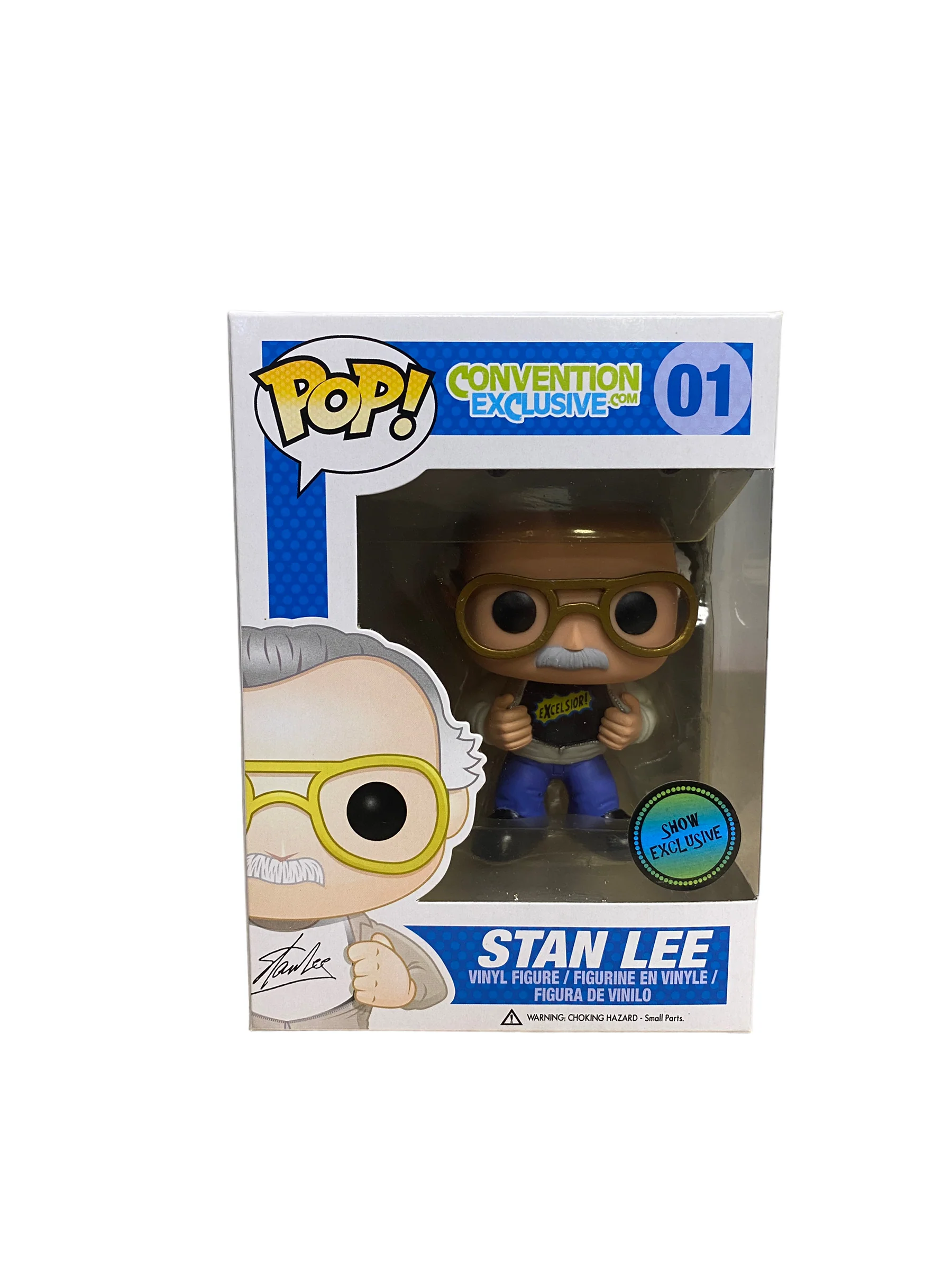 Stan Lee #01 (Excelsior) Funko Pop! - Wizard World Chicago 2014 Exclusive LE1000 Pcs - Condition 9/10 - Image 2