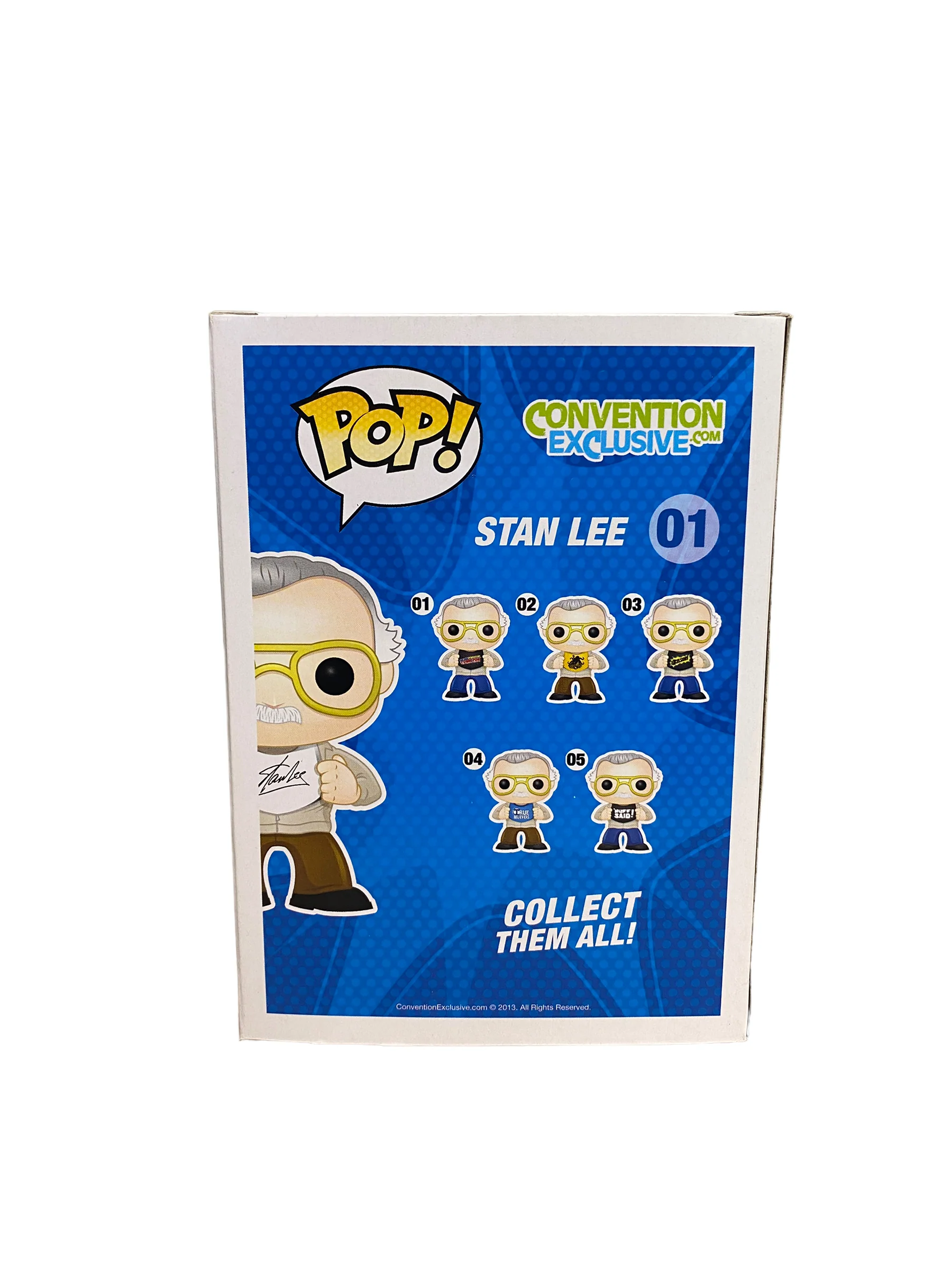 Stan Lee #01 (Excelsior) Funko Pop! - Wizard World Chicago 2014 Exclusive LE1000 Pcs - Condition 9/10 - Image 4