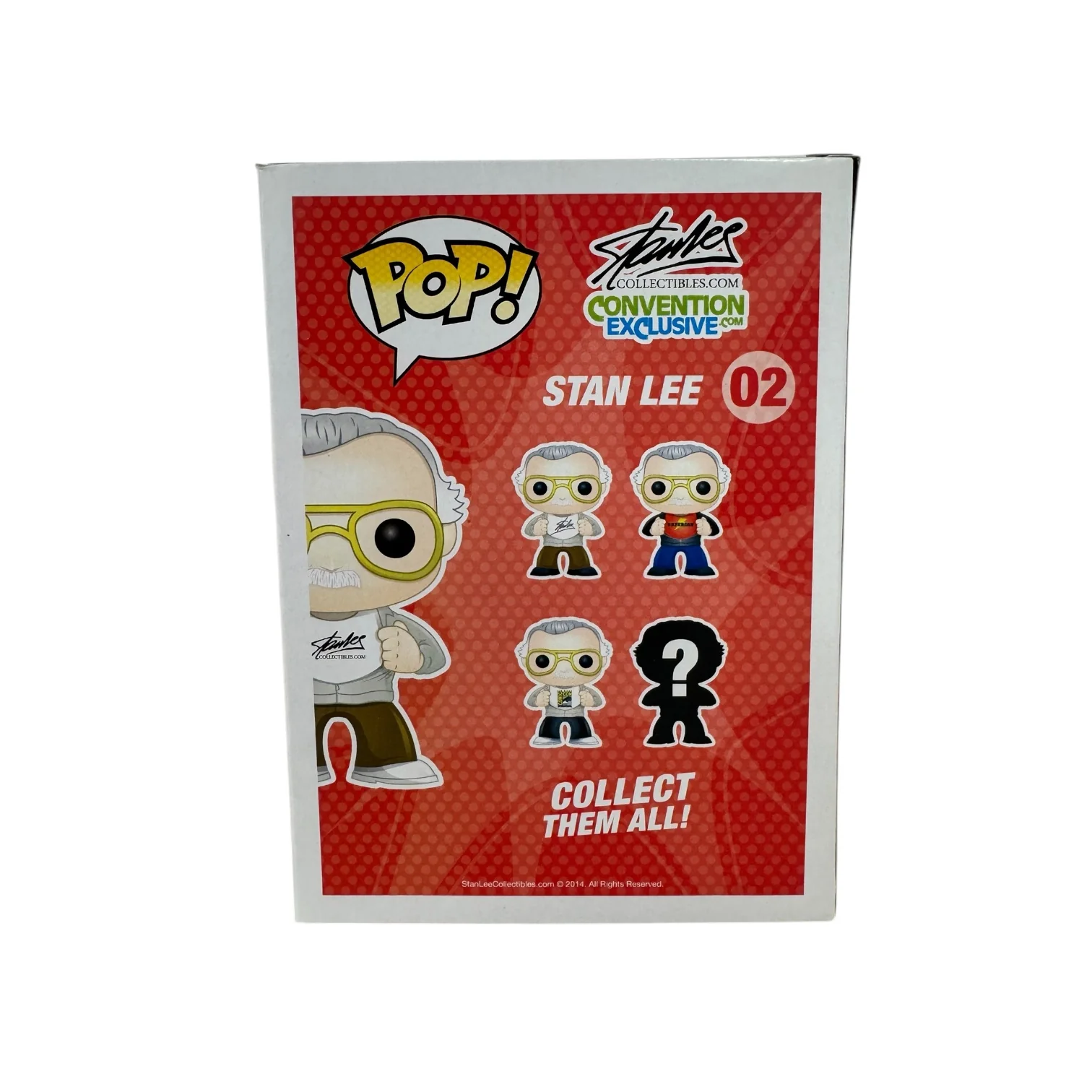 Stan Lee #02 Funko Pop! (Red Shoes) - Stan Lee Collectibles Convention Exclusive - Fan Expo 2014 Canada - Condition 8.75/10 - Image 3