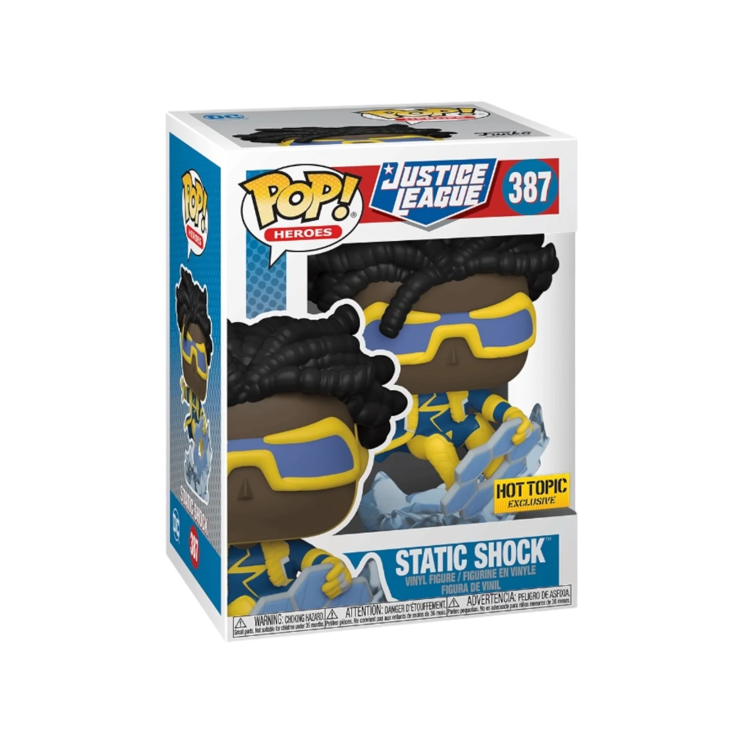 Static Shock #387 Funko Pop! - Justice League - Hot Topic Exclusive