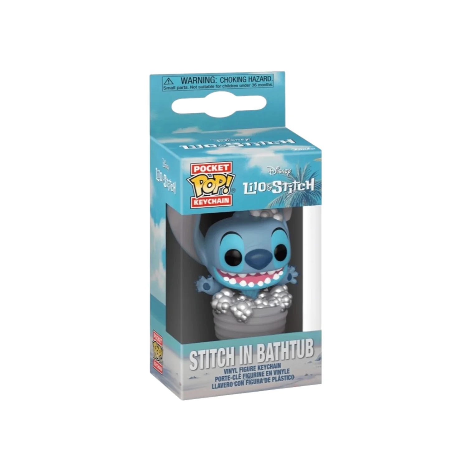 Stitch in Bathtub Funko Pocket Pop! Keychain - Lilo & Stitch