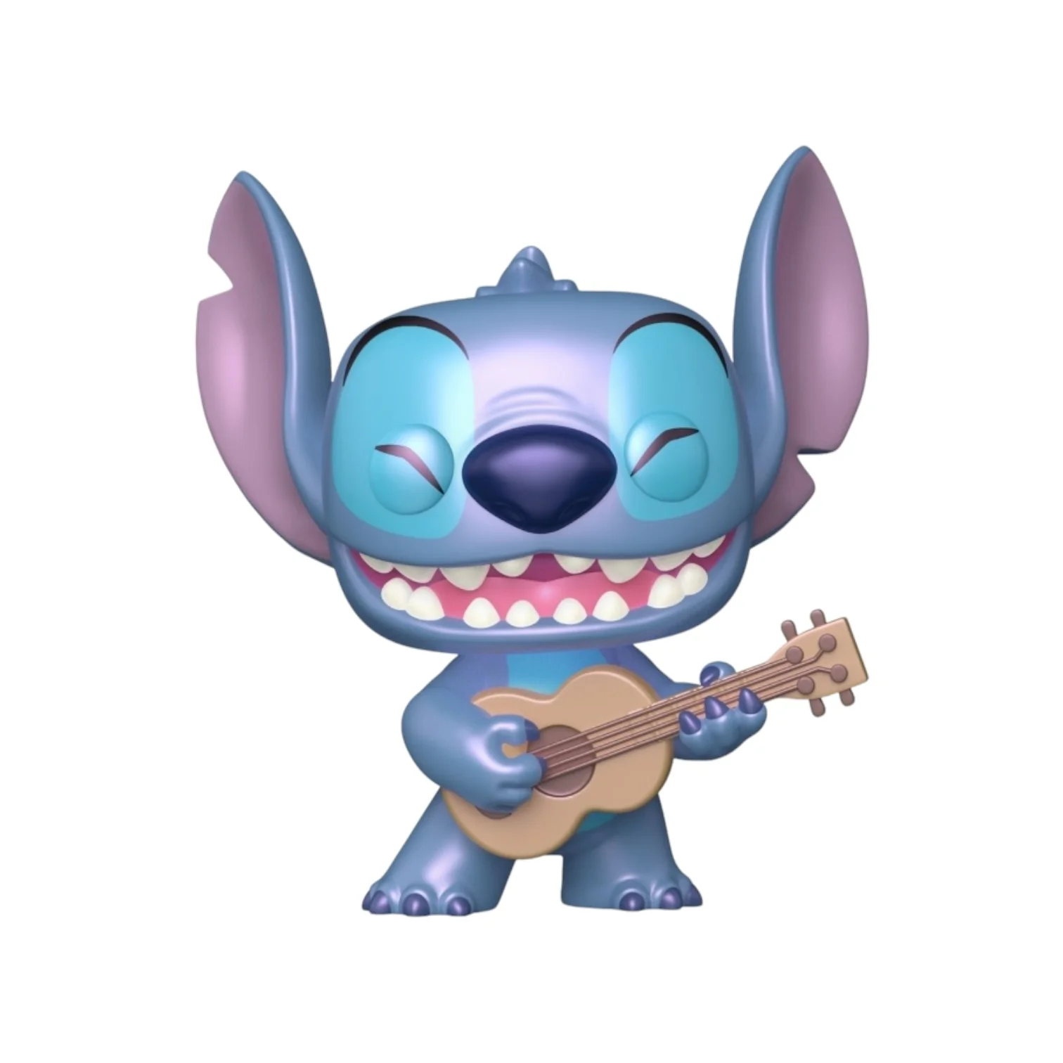Stitch with Ukulele #1044 (Metallic) Funko Pop! - Lilo & Stitch - Walgreens Exclusive - Image 2