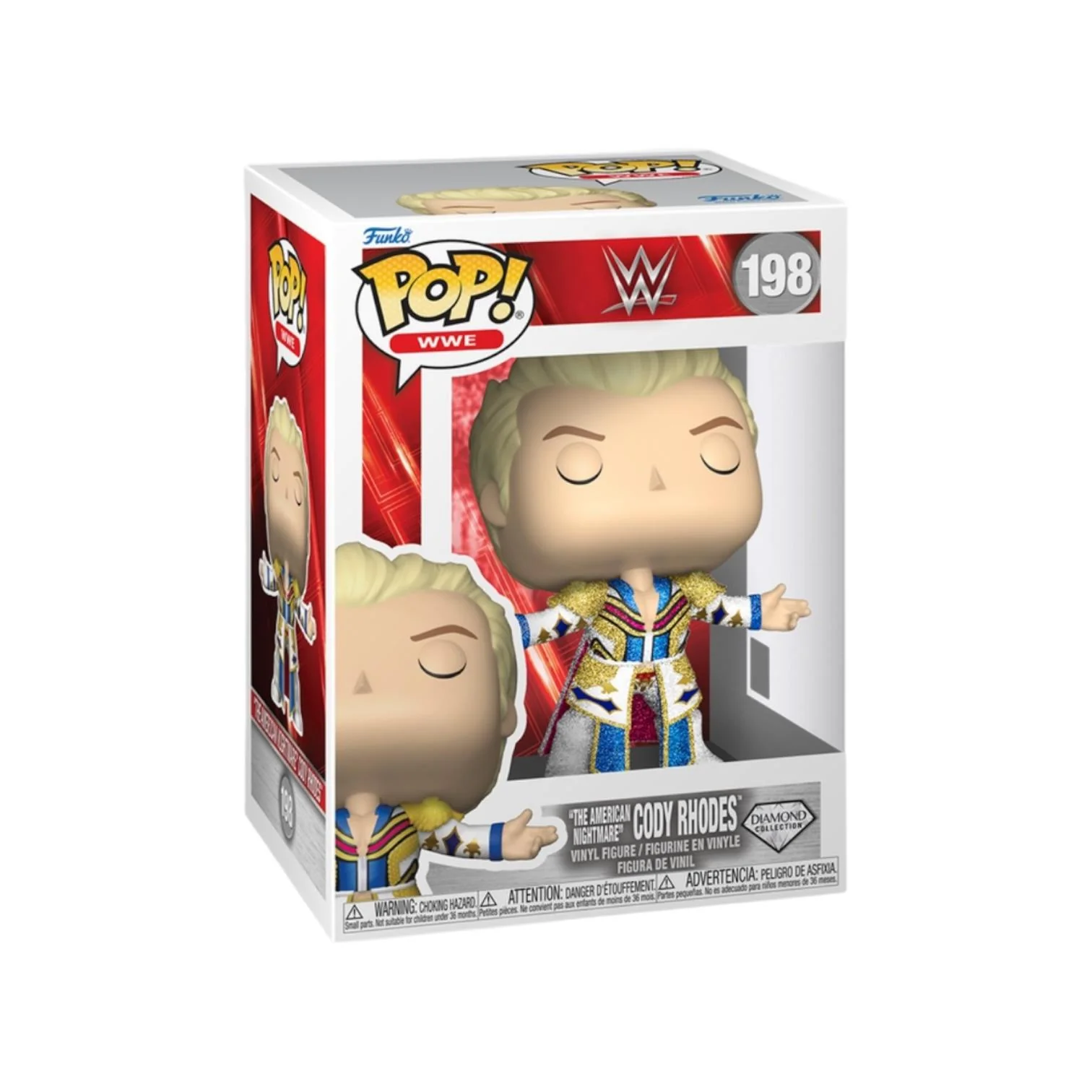 The American Nightmare Cody Rhodes (Diamond) #198 Funko Pop - WWE