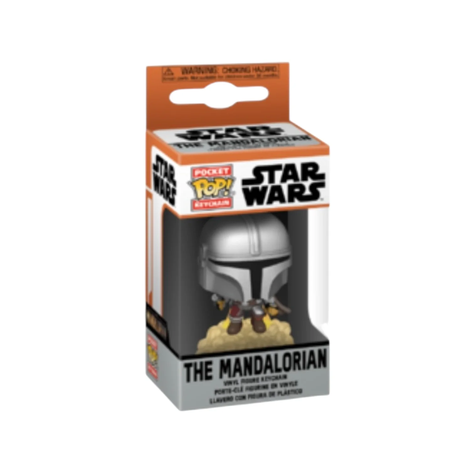 The Mandalorian (Flying) Funko Pocket Pop! Keychain - Star Wars: The Mandalorian