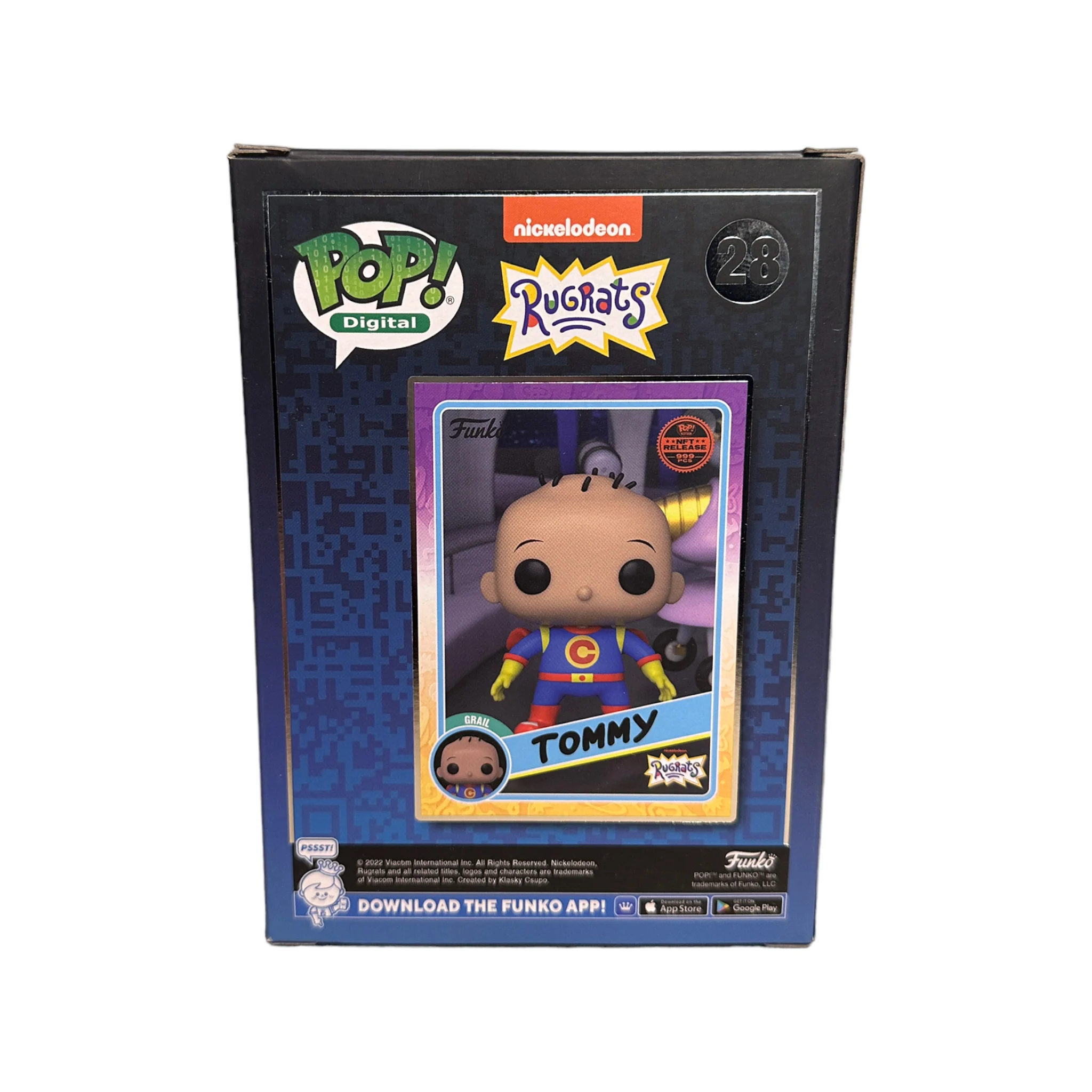 Tommy #28 Funko Pop! - Rugrats - NFT Release Exclusive LE999 Pcs - Condition 8.75/10 - Image 3