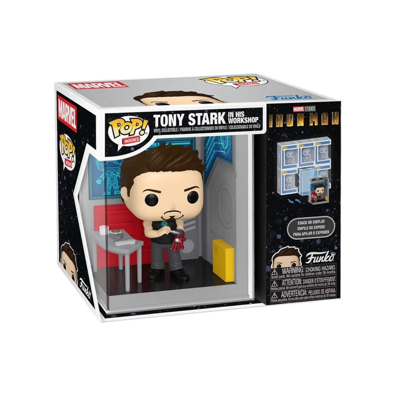Tony Stark In Workshop Funko Nooks Pop! - Iron Man - Marvel