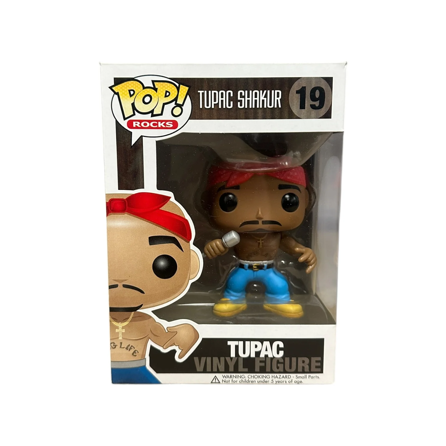 Tupac #19 Funko Pop! - Rocks - 2011 Pop! - Condition 7.5/10