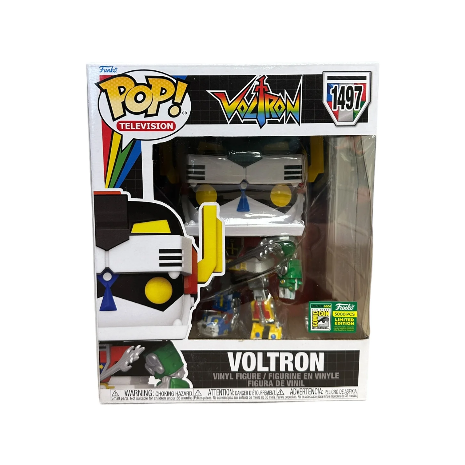 Voltron #1497 6" Funko Pop! - Voltron - SDCC 2024 Official Convention Exclusive LE5000 Pcs - Condition 8.75/10