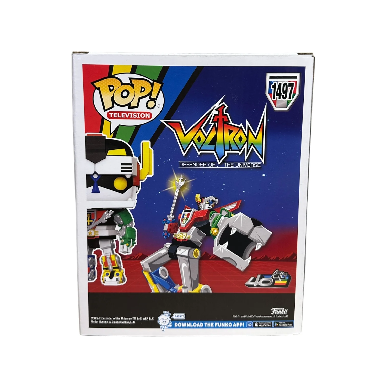 Voltron #1497 6" Funko Pop! - Voltron - SDCC 2024 Official Convention Exclusive LE5000 Pcs - Condition 8.75/10 - Image 3