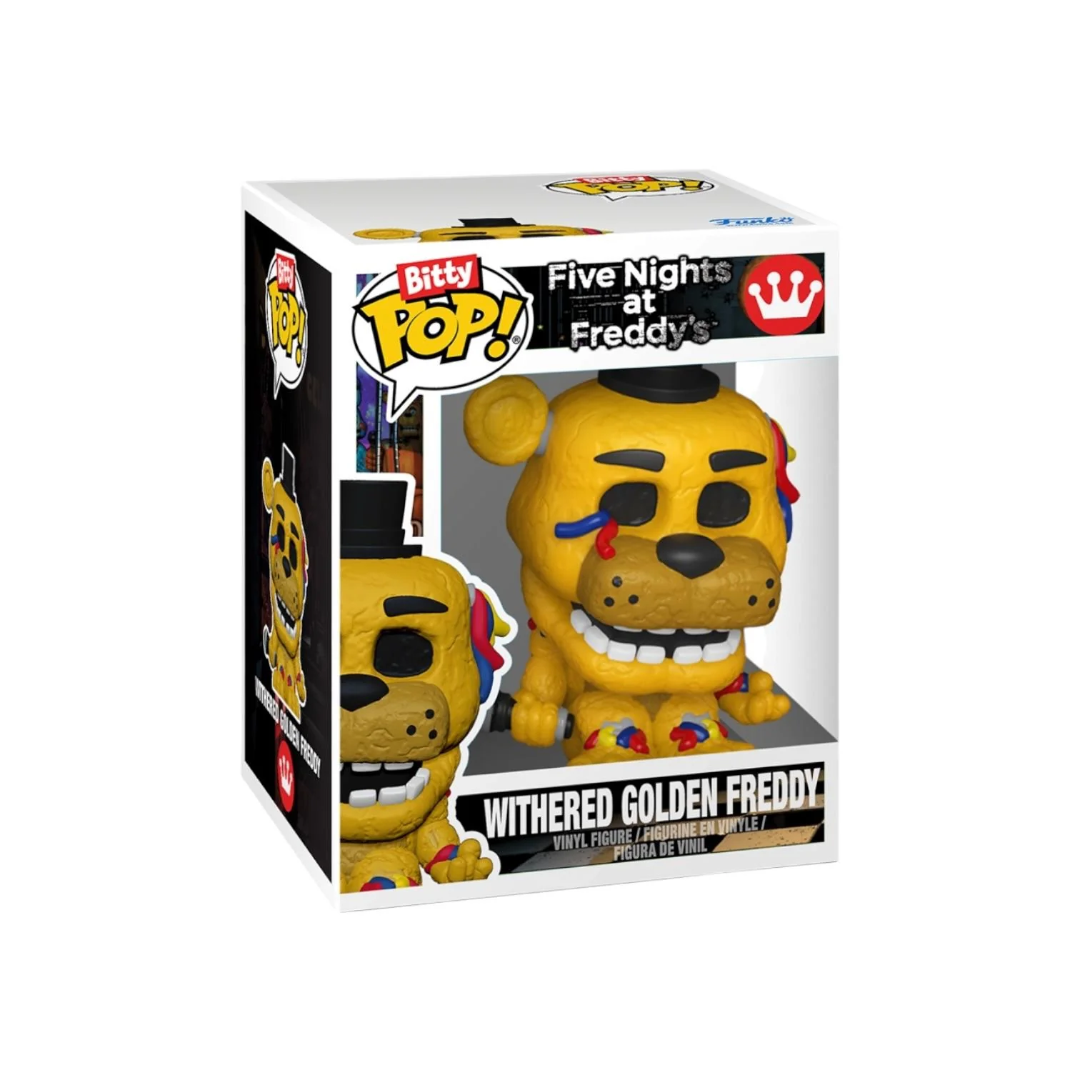 Withered Golden Freddy 4 Pack Funko Bitty Pops - Five Nights at Freddy's - Chance of Chase - PREORDER - Image 2