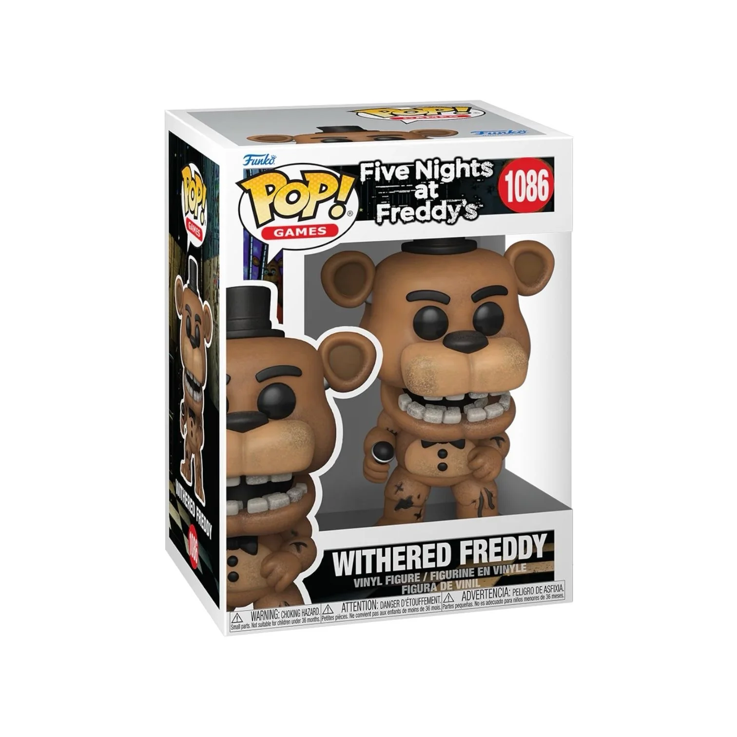 Withered Freddy #1086 Funko Pop - Five Nights at Freddy's