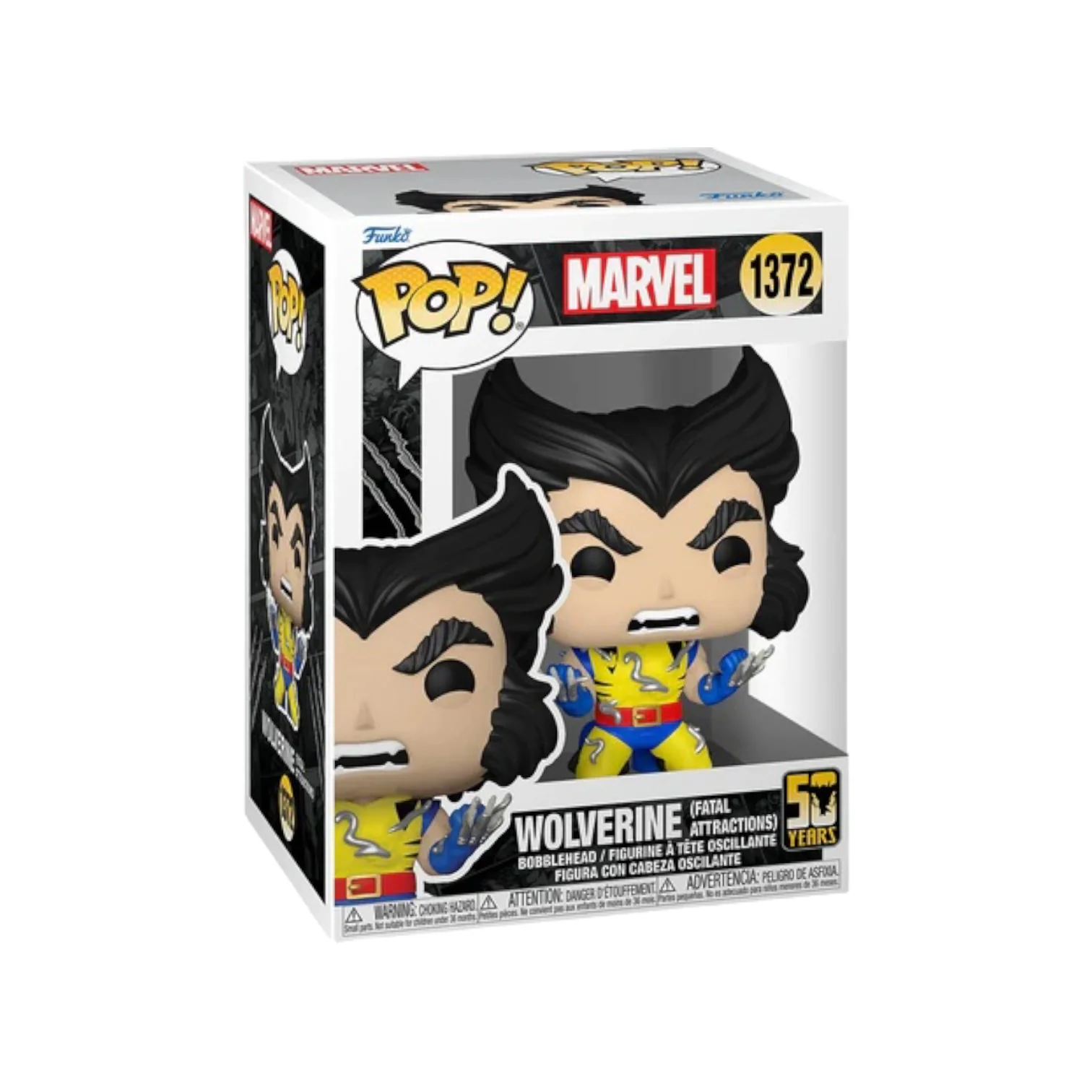 Wolverine (Fatal Attractions) #1372 Funko Pop! - Wolverine 50th