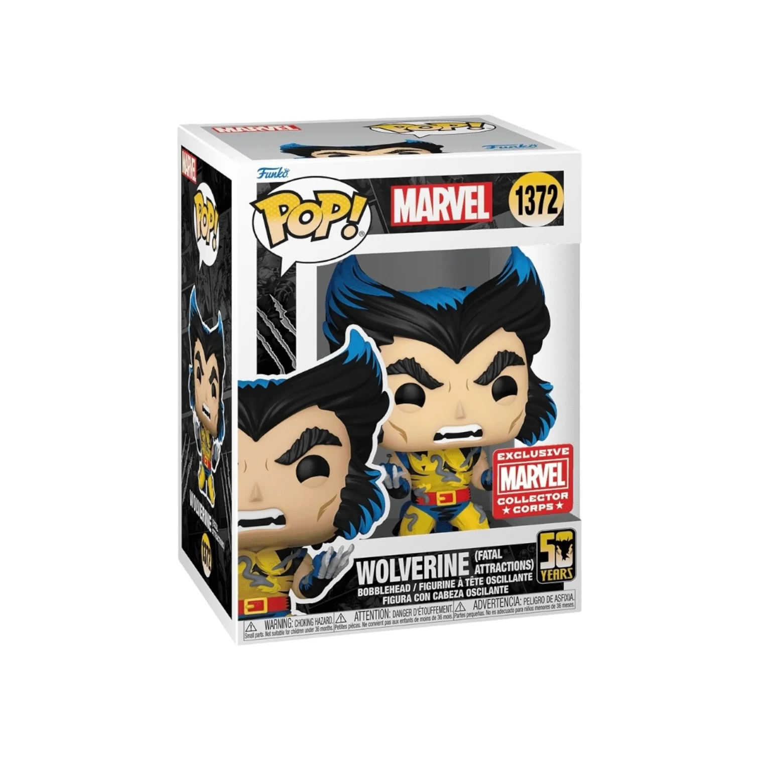Wolverine (Fatal Attractions) #1372 Funko Pop! - Wolverine - Marvel Collector Corps Exclusive
