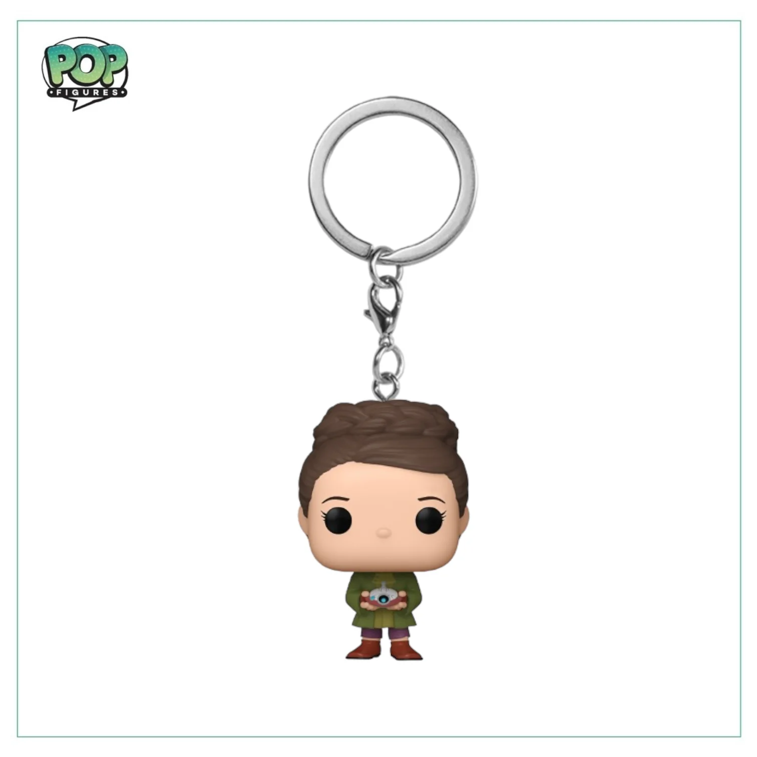 Young Leia with Lola Funko Pocket Pop! Keychain - Star Wars - Image 2
