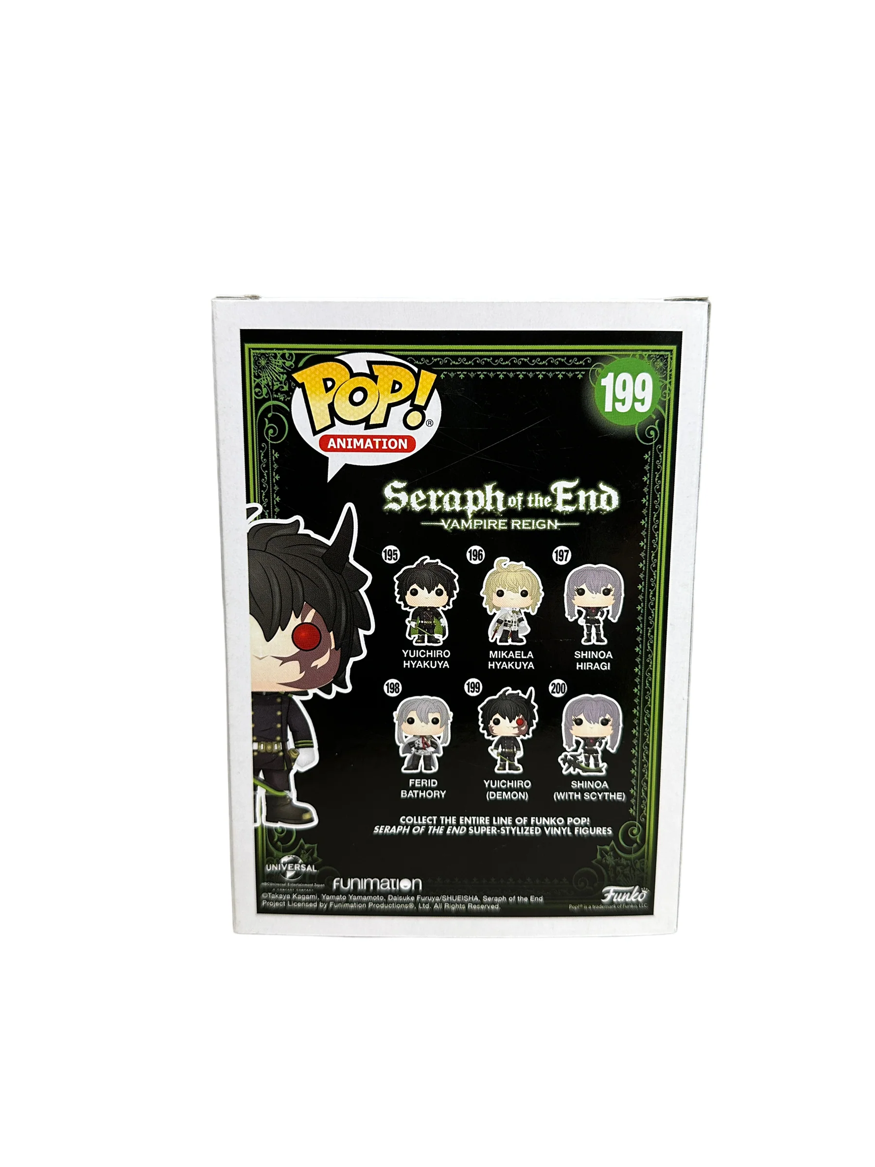 Yuichiro (Demon) #199 Funko Pop! - Seraph of the End: Vampire Reign - Condition 8/10 - Image 4